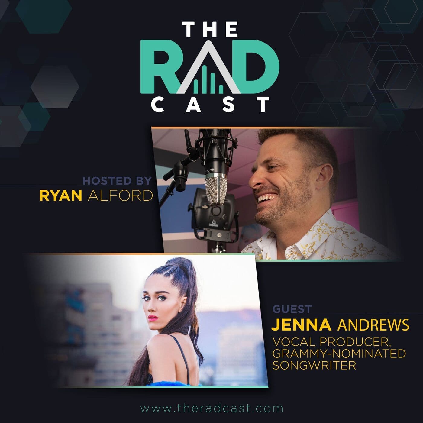 Jenna Andrews - Grammy-nominated Songwriter, Host, Publisher, Executive and Vocal Producer.